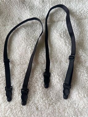 Black Adjustable Bra Strap Extenders (Set of 2)